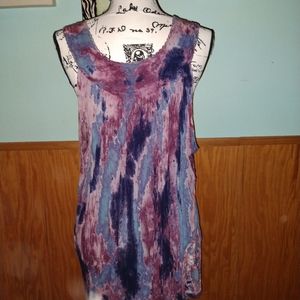 Euc Purple And Blue Tank Top